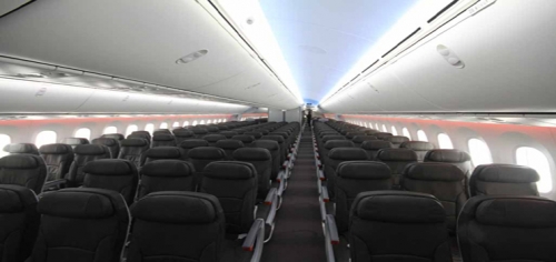 Jetstar 787 Economy cabin  Picture: Jetstar